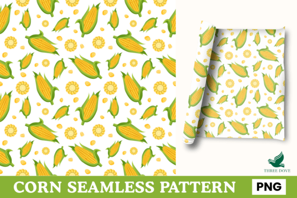 Corn Seamless Pattern for Creative Projects