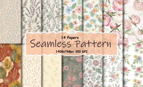 Cute Seamless Kawaii Digital Paper: A Versatile Creative Resource