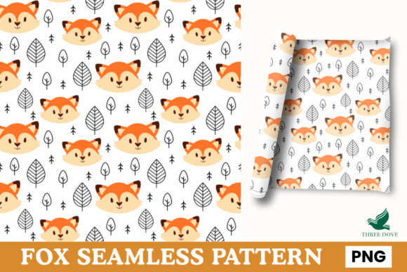 Fox Seamless Pattern - 05