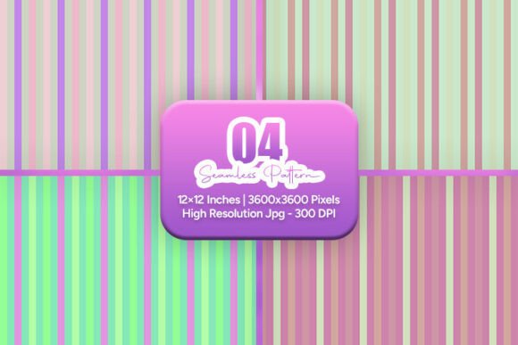 Fresh Pastel Stripe Seamless Pack: A Versatile Design Resource for Creatives