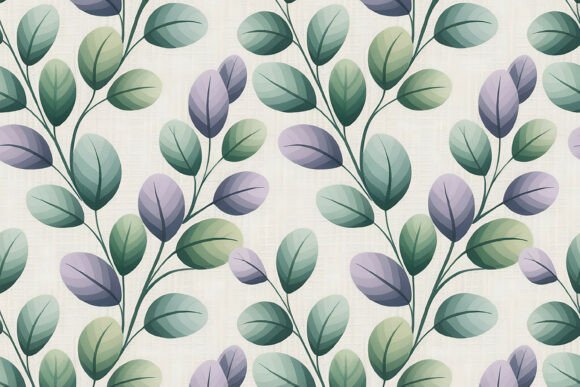 Indigo Blue Floral Leaf Pattern: A Harmonious Blend of Nature and Design