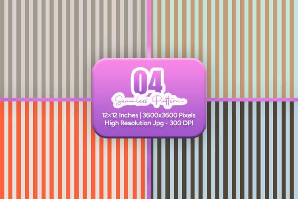 Modern Bold Striped Seamless Pack: A Versatile Design Resource