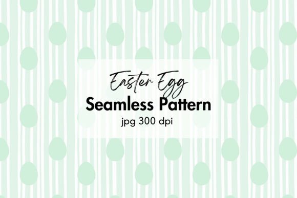 Pastel Green Easter Egg Seamless Pattern: A Versatile Design for Creative Projects