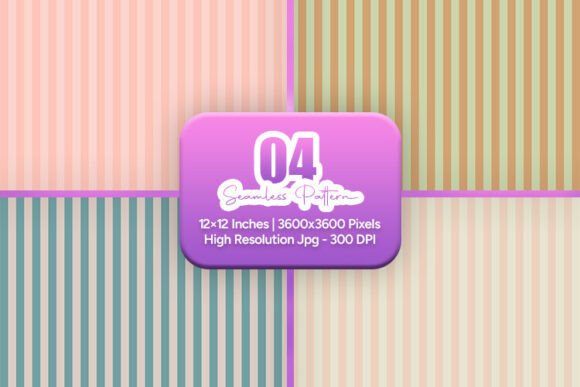 Soft Blush Striped Seamless Pack: A Versatile Design Resource for Creative Projects