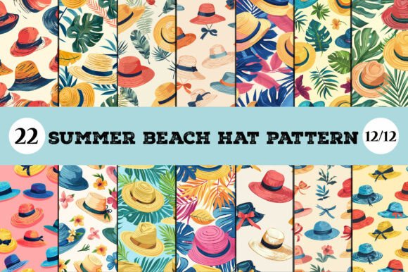 Summer Beach Hat Pattern: A Versatile Design Resource for Creative Projects